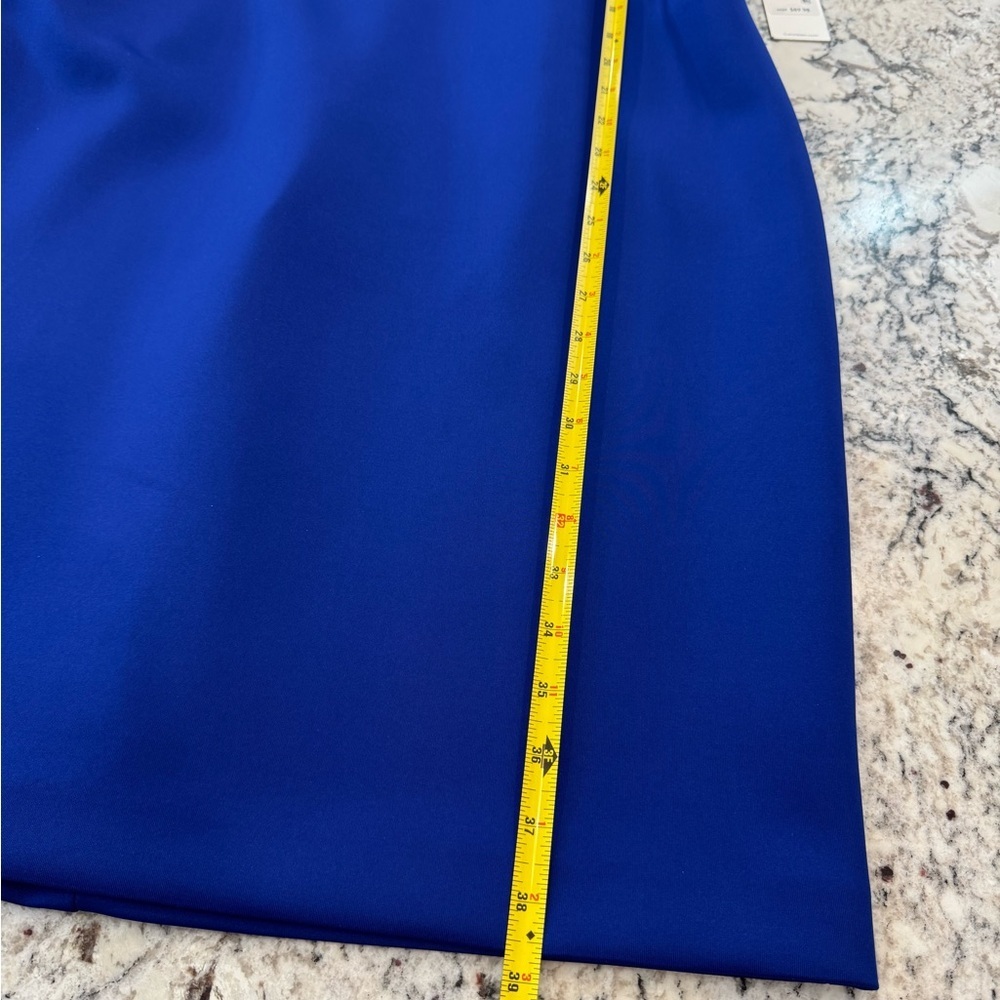 Calvin Klein Cobalt Blue Sheath Dress NWT Size 12- spring wedding dress - Picture 9 of 9